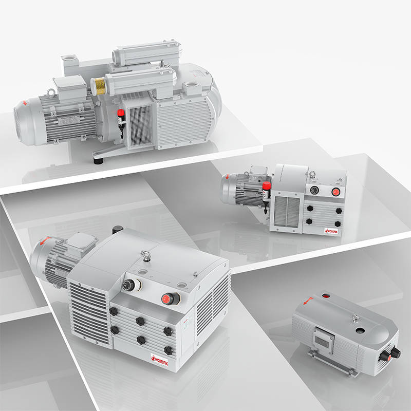 Wordfik PVT -Serie Trockener Drehflügel Van Vakuumdruckverbindungspumpen
