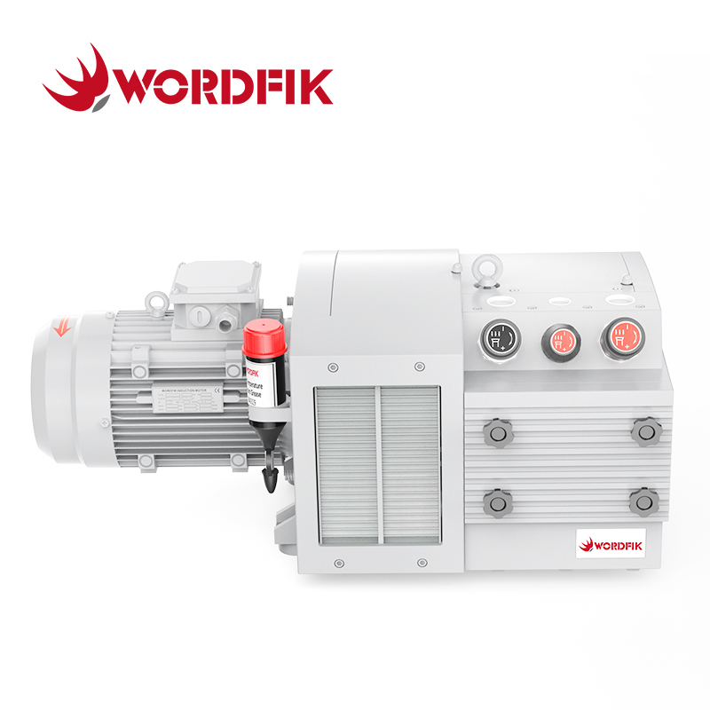 Zwei Sauganschluss Wordfik Pvdt60 ölfreies Rotationsschaufel Van Vakuum & Druck kombinierte Pumpe 60 m³/h 72 m³/h