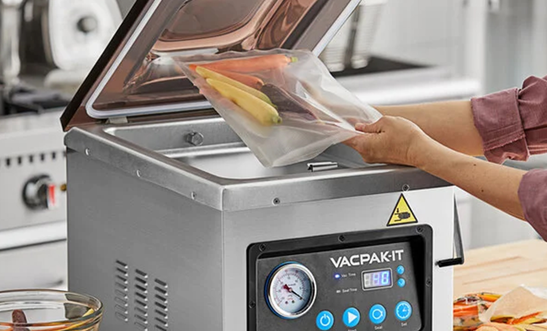 Vakuumpumpe f&uuml;r Vakuumverpackungsmaschine