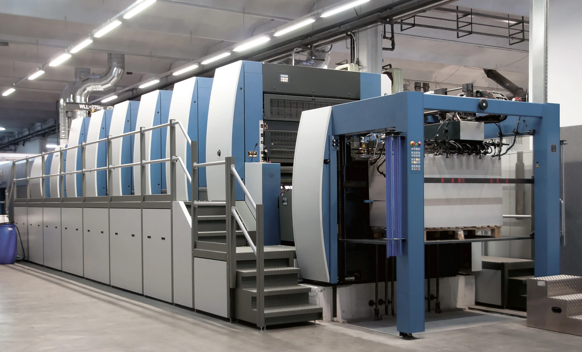 Vakuumpumpe f&uuml;r die Druckmaschine