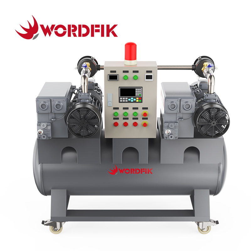 Ölgedichtete Drehschieber-Mehrpumpen-Vakuumsysteme von Wordfik